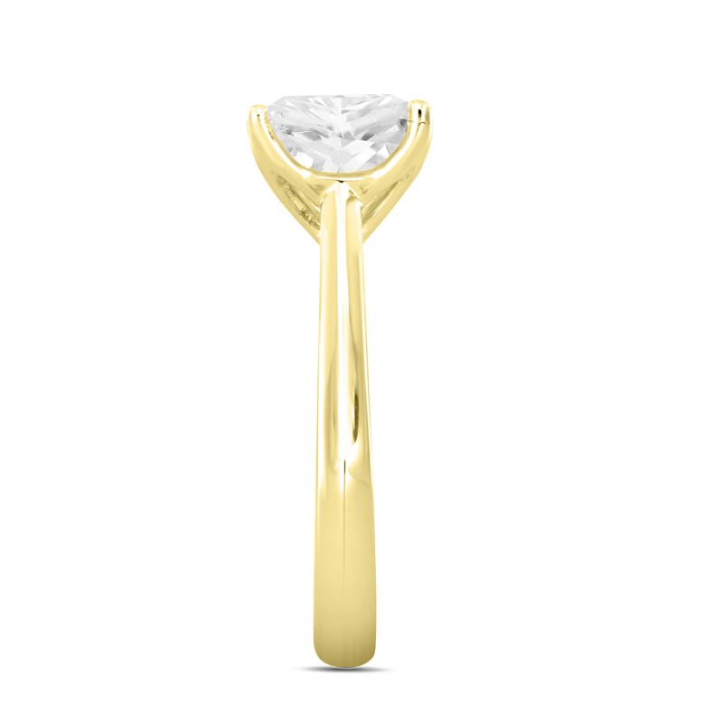 LADIES RING 1/2CT PRINCESS DIAMOND 14K YELLOW GOLD