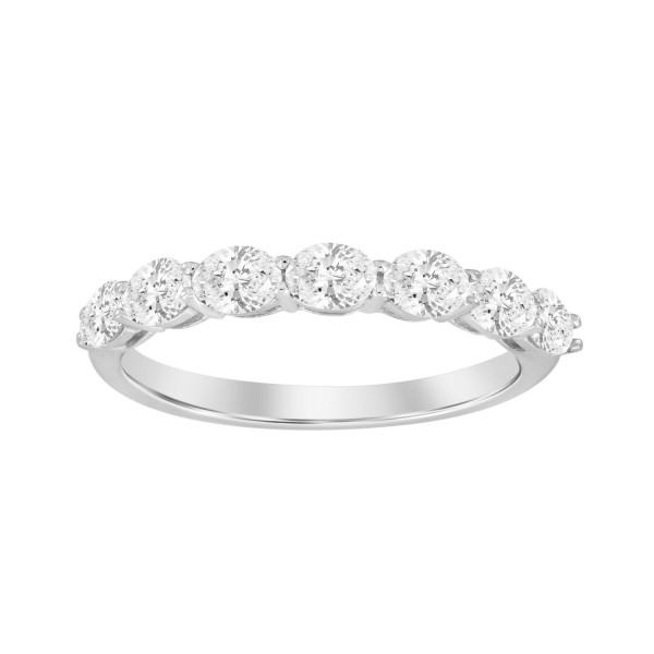 14K WHITE GOLD 1CT OVAL DIAMOND LADIES RING...