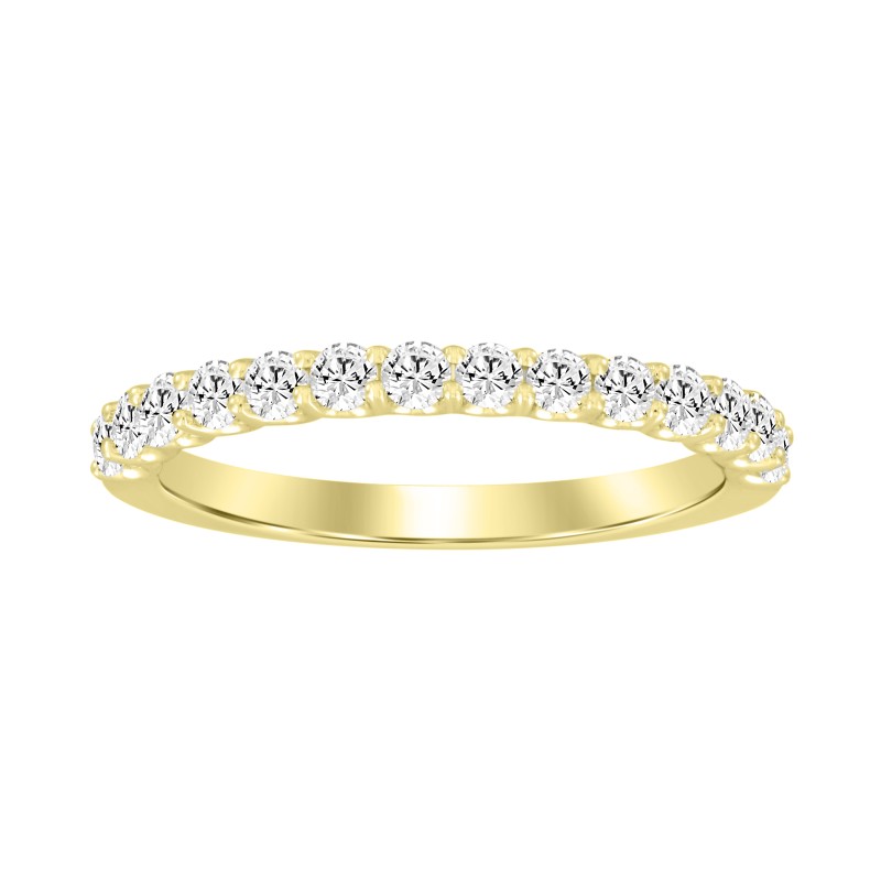 LADIES BRIDAL SET 2 1/2CT ROUND/PRINCESS DIAMOND 14K YELLOW GOLD (CENTER STONE PRINCESS DIAMOND 1CT )