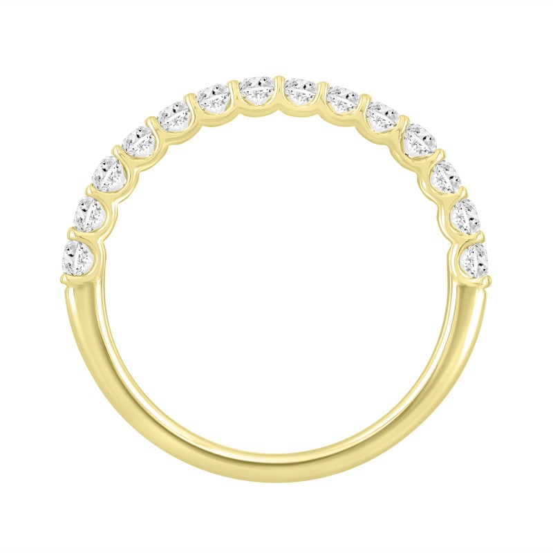 LADIES BRIDAL SET 2 1/2CT ROUND/PRINCESS DIAMOND 14K YELLOW GOLD (CENTER STONE PRINCESS DIAMOND 1CT )