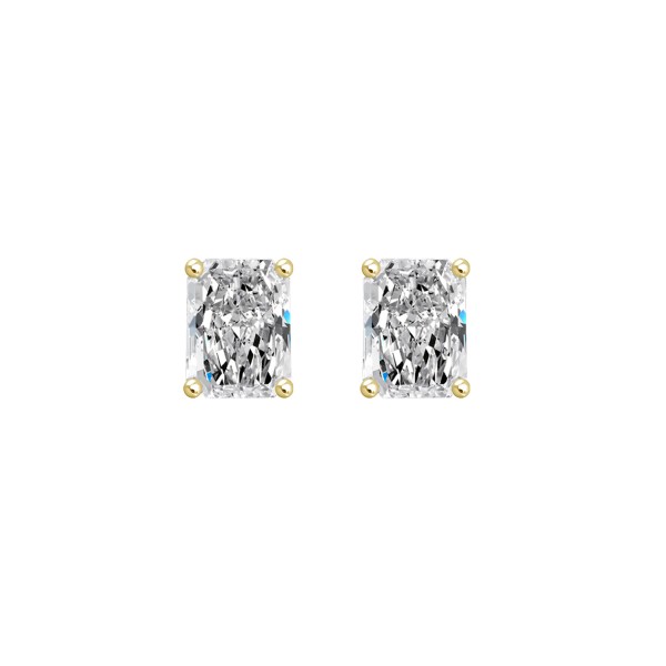 14K YELLOW GOLD 2CT RADIANT DIAMOND LADIES SOLITAI...