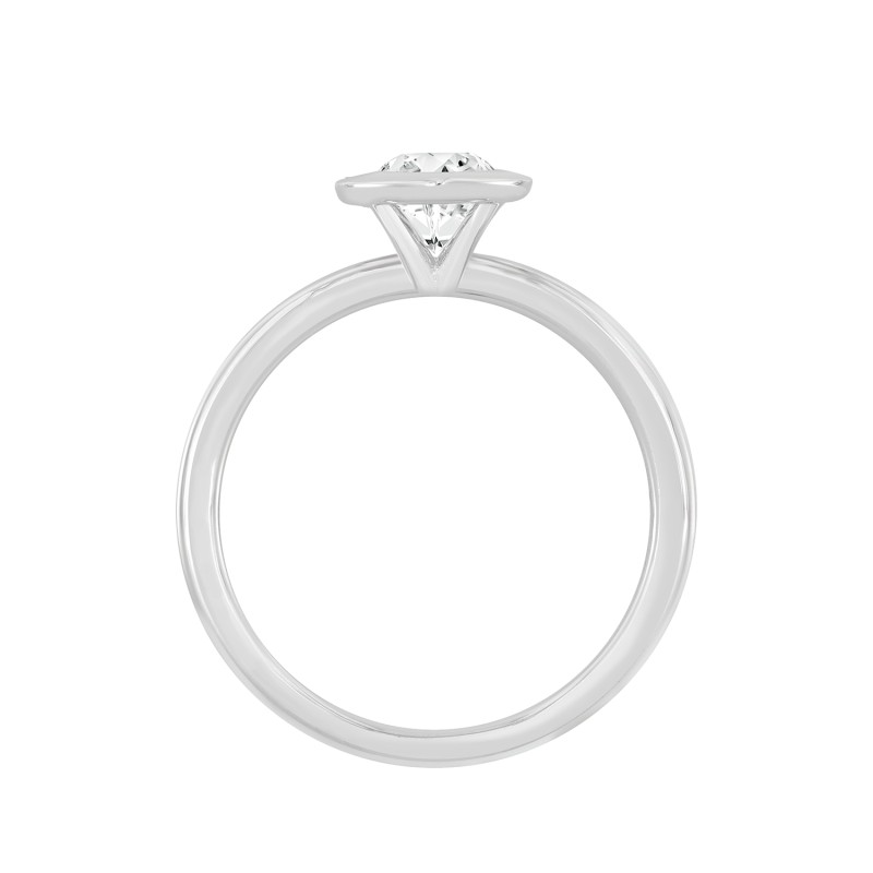 LADIES RING 3CT MARQUISE DIAMOND 14K WHITE GOLD (CENTER STONE MARQUISE DIAMOND 3CT )