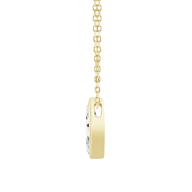 LADIES SOLITAIRE PENDANT 3CT MARQUISE DIAMOND 14K YELLOW GOLD