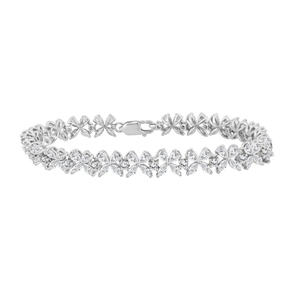 LADIES BRACELET 11 3/4CT ROUND/PEAR/MARQUISE DIAMO...