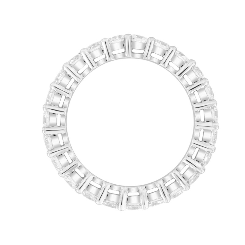 LADIES ETERNITY BAND 2CT ROUND DIAMOND 14K WHITE GOLD