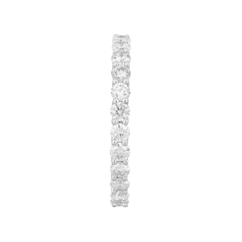 LADIES ETERNITY BAND 2CT ROUND DIAMOND 14K WHITE GOLD